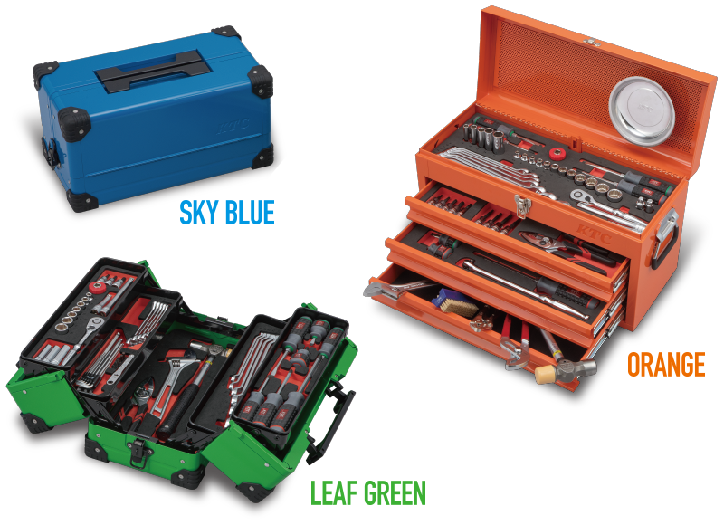 限定カラー、SKY BLUE、LEAF GREEN、ORANGE